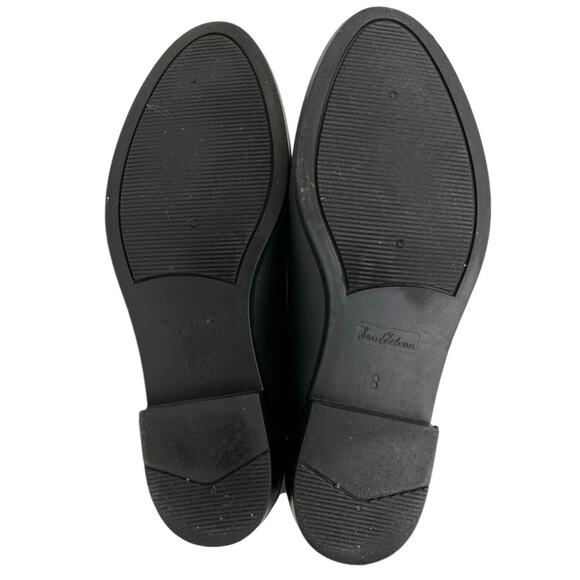 Sam Edelman Tinsley Women's Black Almond Toe Pull On Chelsea Ankle Rain Boots  8 - Picture 4 of 6